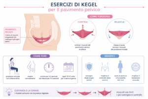 esercizi pavimento pelvico kegel
