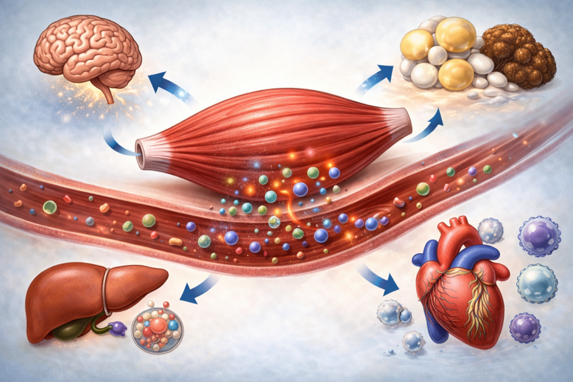 rilascio ormonale muscolare miochine