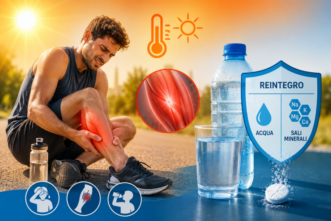 problemi caldo estivo Caldo estivo e problemi muscolari